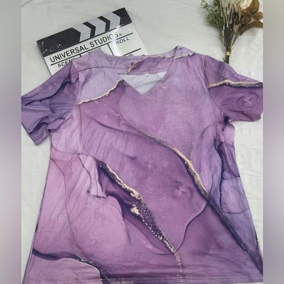 Plus Size Tie Dye Blouse - Picture 2 of 5